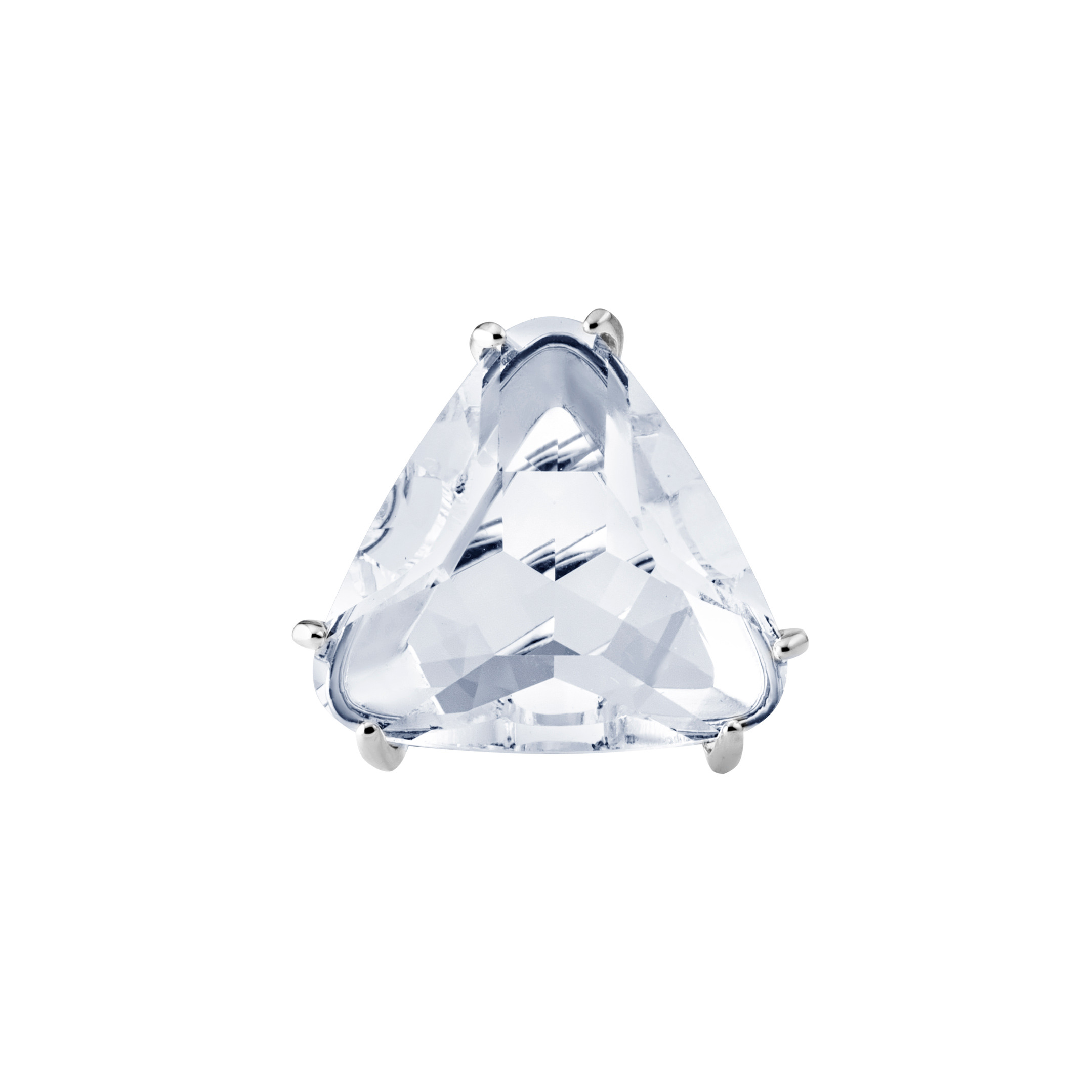 Броское кольцо с кристаллом