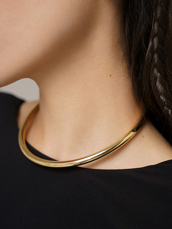 Суперглянцевый чокер-обруч