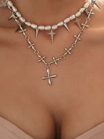 Дерзкий перламутровый чокер