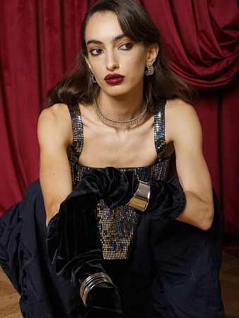 Броский широкий браслет