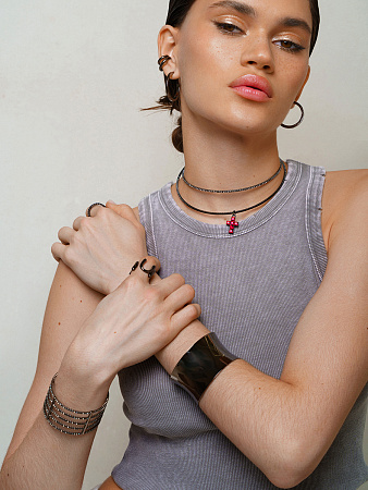 Готический чокер с крестом