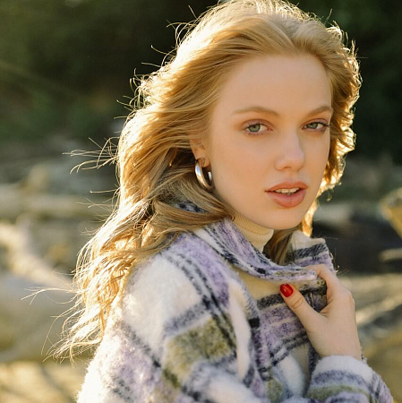 Массивные серьги-кольца