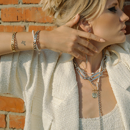 Минималистичный браслет-цепь