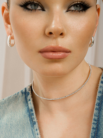 Мерцающий чокер-обруч