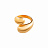 Скрученное объемное кольцо