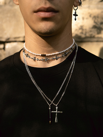 Готическая цепь с крестами