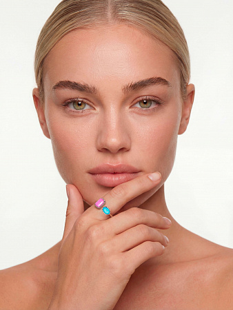 Нежное дуо-кольцо