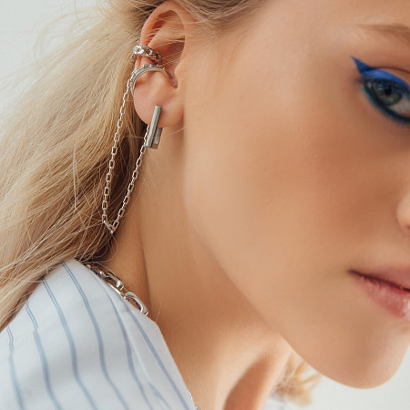 Серьги прямоугольной формы