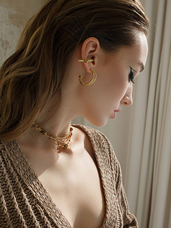 Космический кафф с цирконами Космический кафф с цирконами