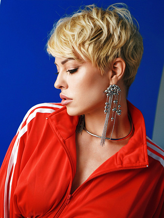 Сферичные серьги-гроздья