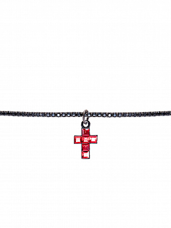 Готический чокер с крестом