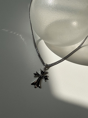 Классическая унисекс-цепь с крестом