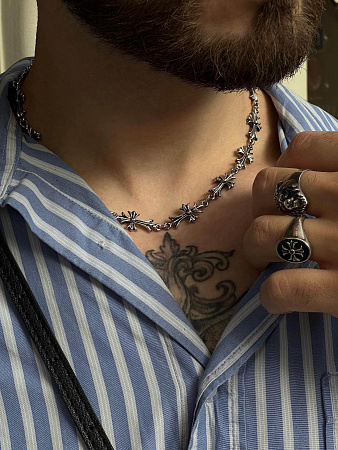 Готическая цепь с крестами