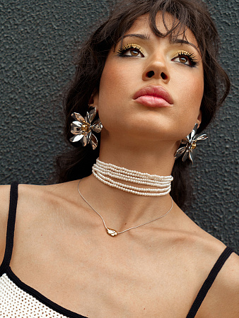 Биколорная изящная подвеска