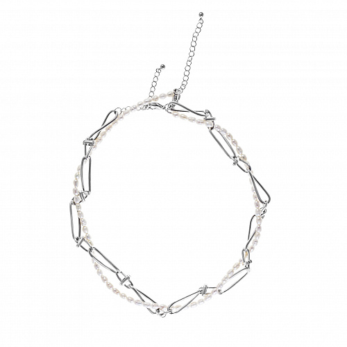 Двойная подвеска с перламутром Двойная подвеска с перламутром