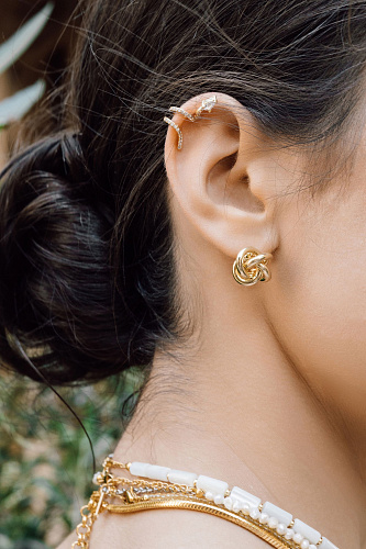 Архитектурный кафф с камнями Архитектурный кафф с камнями