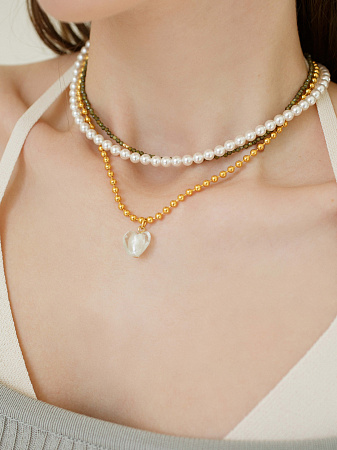 Чувственный чокер с жемчугом