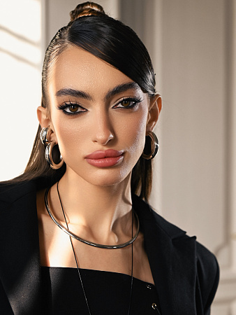 Массивные серьги-кольца