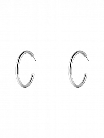 Гранжевые серьги-кольца