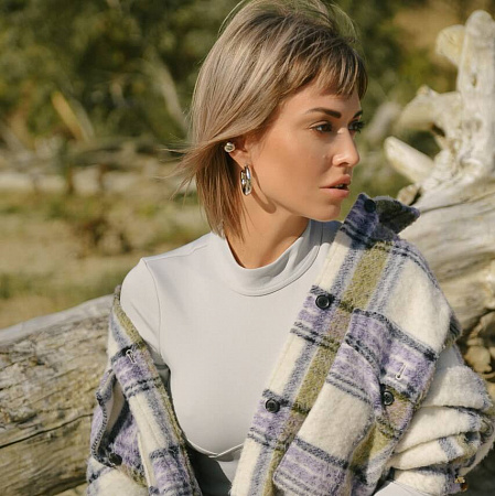 Массивные серьги-кольца