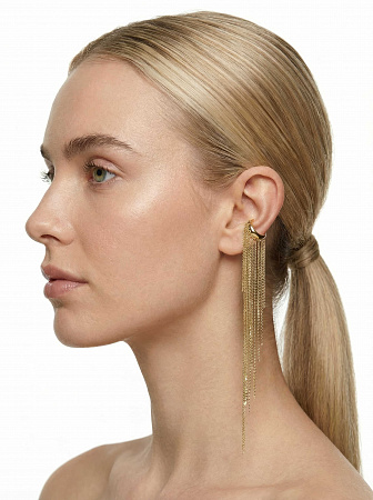 Искрящийся кафф с цепями