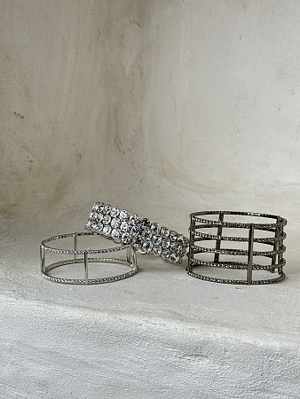 Двухъярусный браслет с камнями