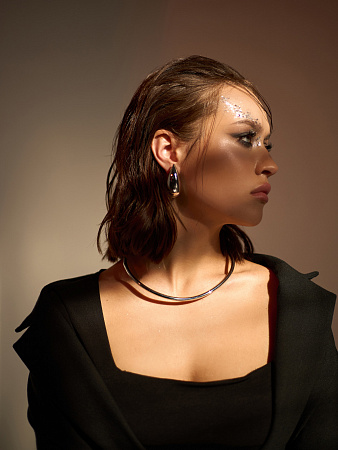 3D-колье в форме обруча