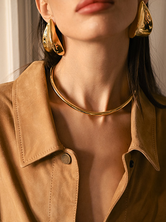 Суперглянцевый чокер-обруч