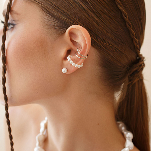 Мини-серьги с перламутром Мини-серьги с перламутром