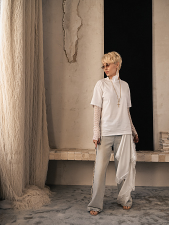 Удлиненная цепь с крестом