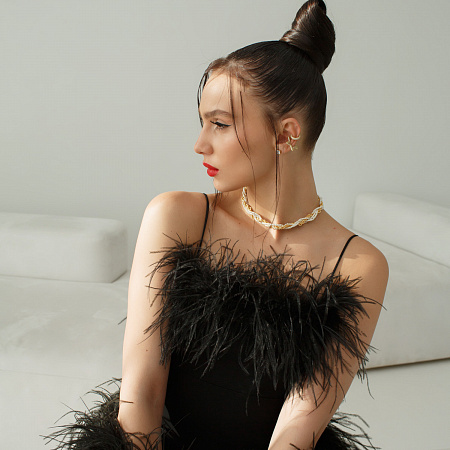 Космический кафф с цирконами Космический кафф с цирконами