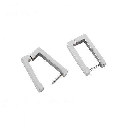 Серьги прямоугольной формы