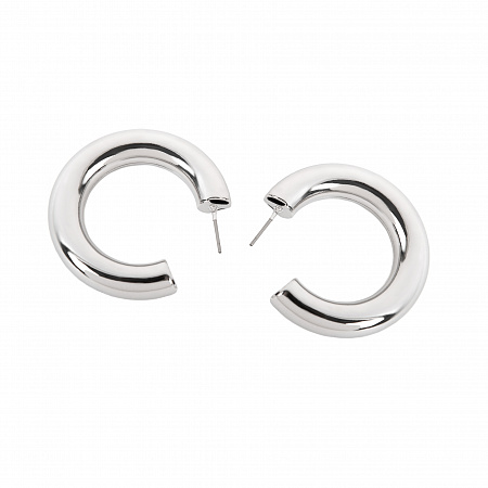 Массивные серьги-кольца