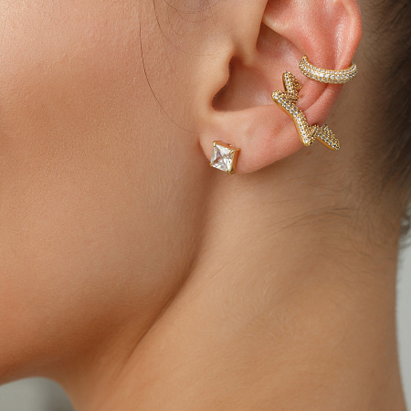 Космический кафф с цирконами Космический кафф с цирконами