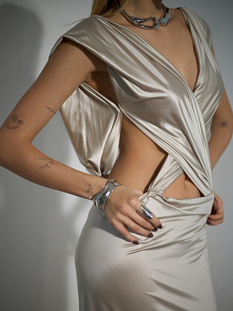 Глянцевое стэйтмент-кольцо