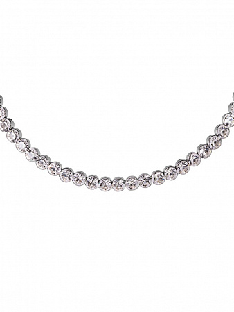 Искристый чокер с кристаллами