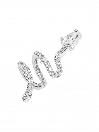 Необычный кафф с цирконами