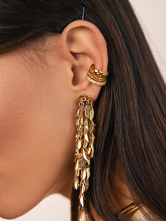 Ниспадающие серьги-лепестки