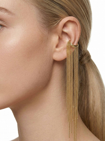 Искрящийся кафф с цепями