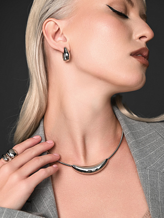 Каплевидные базовые серьги