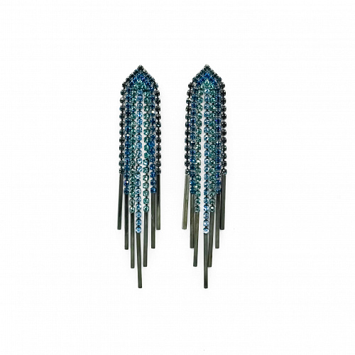 Каскадные биколорные серьги Каскадные биколорные серьги