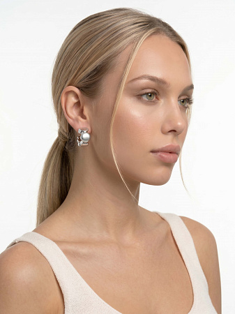 Серебристые конго из кругов