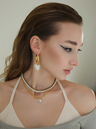 Чувственный чокер с жемчугом