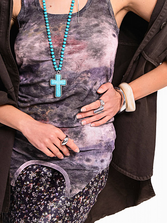 Каплевидное объемное кольцо