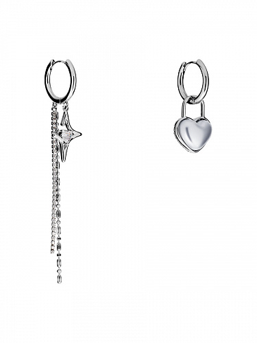 Серьги-трансформеры с кулонами Серьги-трансформеры с кулонами